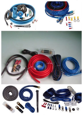 Niederspannungs Kupfer-Leistungsverstärker Drähte Kabel Installations-Kit Kabel Stromdraht OFC CCA