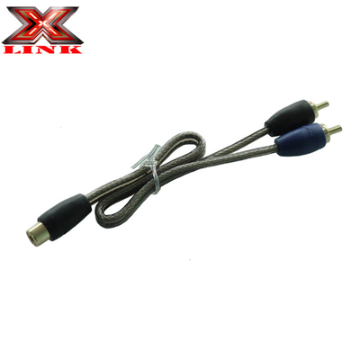 Männlich-Männlich 2-Kanal-Twisted Pair RCA-Verbindungskabel Kupfermaterial für Audiosystemen