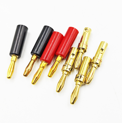 Durchsichtige 14 Gauge Bananendraht für Bi-Wire Bi-Amp HiFi Surround Sound 99,9% OFC Kupfer