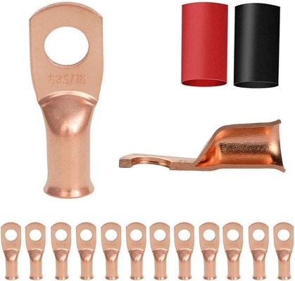 1/0 AWG Zinnkopf-Lugs Ring-Terminals Anschlüsse mit Wärmeschrumpfung
