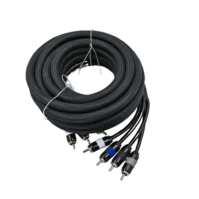 5.5mm Außendurchmesser PVC-Auto-RCA-Kabel mit Jackett 2M-2M für High-End-Performance