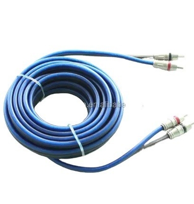 5m Gold-Anschluss CCA-Leiter Audio-Ball RCA-Kabel für Auto-Heimsystem Audio-Integration