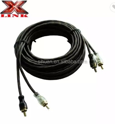5m Gold-Anschluss CCA-Leiter Audio-Ball RCA-Kabel für Auto-Heimsystem Audio-Integration