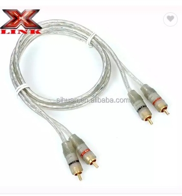5m Gold-Anschluss CCA-Leiter Audio-Ball RCA-Kabel für Auto-Heimsystem Audio-Integration