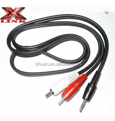 Audiophile Twisted Pair OFC Car Audio Interconnect RCA Kabel 10m mit weichem PVC Jacket