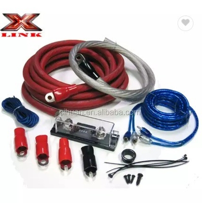 1128 Standard 4 Gauge OFC CCA Vollständige Verstärkerinstallation Verkabelung Verstärker-Kit für Auto-Audio