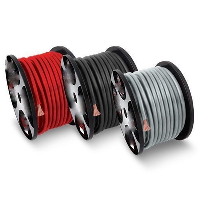 0 Gauge OFC Auto-Audio-Stromkabel beliebige Farbe Kupfer überzogen Aluminium-Leitermaterial
