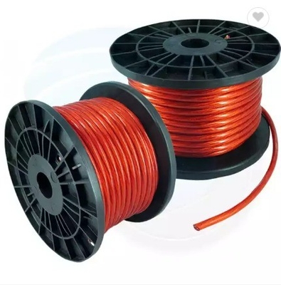50ft OFC 1/0 Gauge Übergrößeres schwarzes Erdungsdraht für Autoaudio ohne Steckverbinder