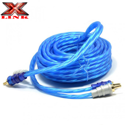 OFC 100% Kupferleiter 2-Kanal-RCA-Audio-Kabel für Auto- und Heimaufbau