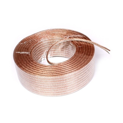 14 12 16AWG OFC Bare Copper High End Heimkino Audio Lautsprecherkabel mit weichen PVC-Jackett