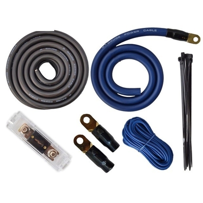 12V Gleichspannung OFC Kupfer 4 Gauge Auto-Audio-Verstärker und Unterteile Installationsverkabelung Kit mit PVC Jacket