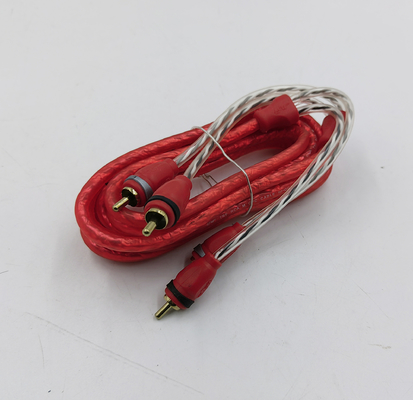 Soft PVC Jacket Kupfer RCA-Kabel mit OFC-Leiter in jeder Farbe