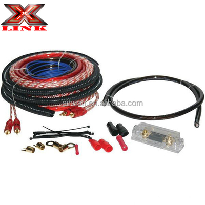 0 2 4 8 Gauge Sub Car Audio Amplifier Verkabelung Kit 1500 2500 3000 Watt mit Materialien