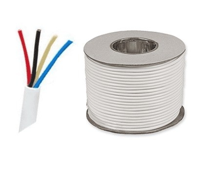 PVC-isolierter Kupfer Multi-Core 4-Core 24AWG-Brandmelderkabel für Sicherheitssysteme