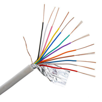 PVC-isolierter Kupfer Multi-Core 4-Core 24AWG-Brandmelderkabel für Sicherheitssysteme
