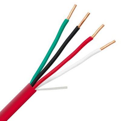 14 16 AWG 2/C 4/C Feststoff 100% Kupfer EWCS FPLP Plenum Rating Shielded Fire Alarm Cable