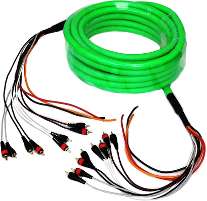 100% Sauerstofffreies Kupfer Multi Channel Audio 10 RCA Power Medusa Kabel für Profis