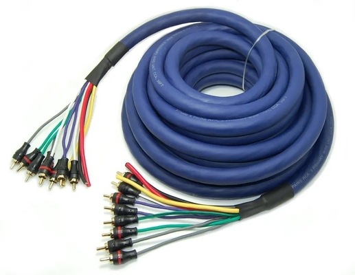100% Sauerstofffreies Kupfer Multi Channel Audio 10 RCA Power Medusa Kabel für Profis