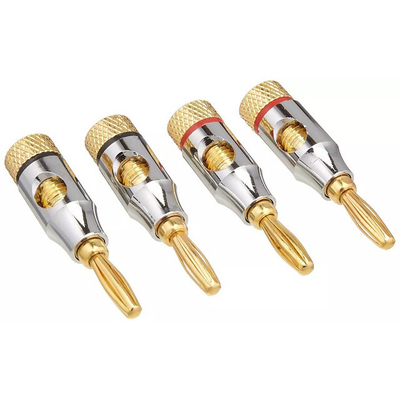 7.3mm Außendurchmesser-Audio-Stecker Jack Banana-Stecker für Lautsprecher-Drahtsysteme