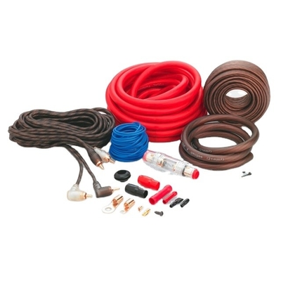 8 Ga Ofc CCA 100% Männlich-Männlich Autolautsprecher Audio Kabel Verstärker Subwoofer Installation Kit Dirigent Bares Kupfer Schwarz/Blau/Rot