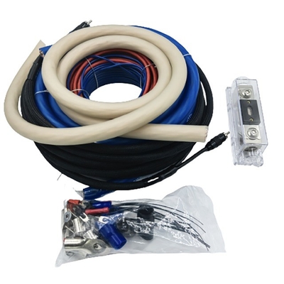 8 Ga Ofc CCA 100% Männlich-Männlich Autolautsprecher Audio Kabel Verstärker Subwoofer Installation Kit Dirigent Bares Kupfer Schwarz/Blau/Rot