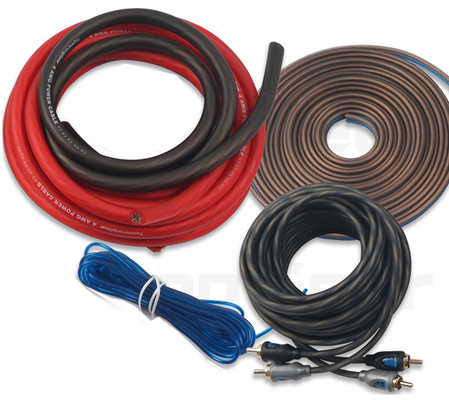 Lager 0/2/4/8 Gauge OFC/CCA Auto-Audio-Verstärker Verkabelung Kabel-Kits für Ihre Audiobedarf