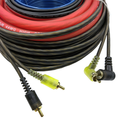 Lager 0/2/4/8 Gauge OFC/CCA Auto-Audio-Verstärker Verkabelung Kabel-Kits für Ihre Audiobedarf