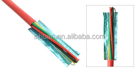 Zinnige CCA 18 AWG 2/C FPLR Brandmelderkabel 1000 Ft Rot Kupferleiterschutz