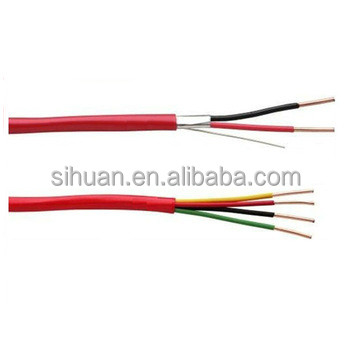Zinnige CCA 18 AWG 2/C FPLR Brandmelderkabel 1000 Ft Rot Kupferleiterschutz