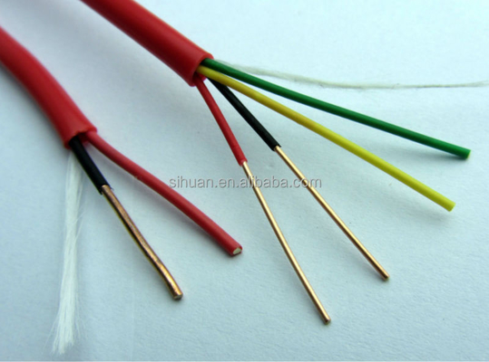 Zinnige CCA 18 AWG 2/C FPLR Brandmelderkabel 1000 Ft Rot Kupferleiterschutz