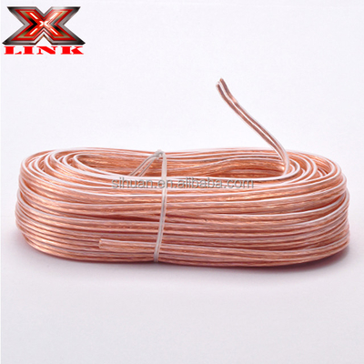 Keine Verbindungstyp Dicke Lautsprecherkabel 22 24 18 16 Gauge AWG Transparenter Lautsprecher
