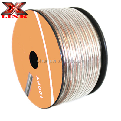 Keine Verbindungstyp Dicke Lautsprecherkabel 22 24 18 16 Gauge AWG Transparenter Lautsprecher