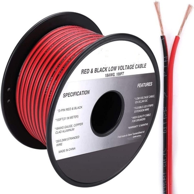 Flexible Wire Ext 2pin 2 Color Rot schwarz Kabel für LED-Streifen Erweiterungsleitungen