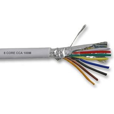 Barer Kupferleiter 2c 4c 8c 12c 20c Stranded Brandwarnkabel mit PVC-Dämmung