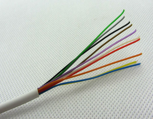 Barer Kupferleiter 2c 4c 8c 12c 20c Stranded Brandwarnkabel mit PVC-Dämmung