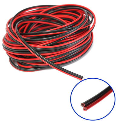 Professionelle Klasse 16 CCA OFC Lautsprecherdraht mit PVC-Jackett in Rot und Schwarz