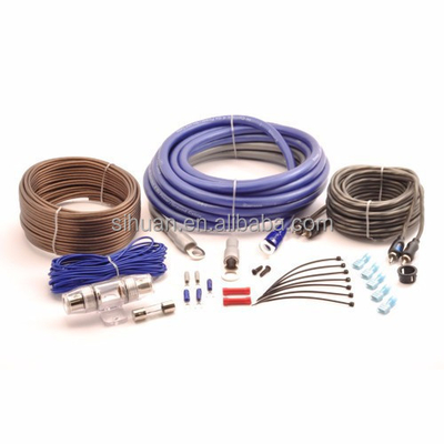 8 Gauge Autoverstärker Kabel-Kit mit Kupfermaterial und individuellen Außendurchmesser