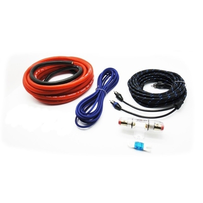 4awg Verstärker Installationskabel-Kit 2500W Auto-Audio-Kabel-Kit mit nacktem Kupferleiter