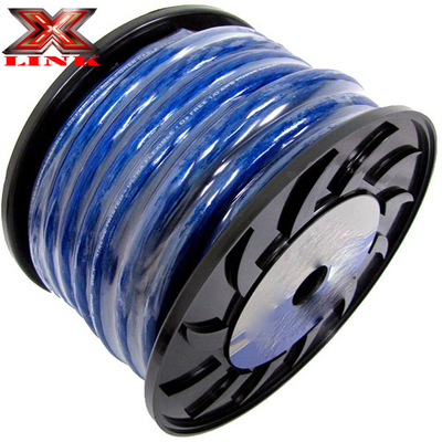 Soft PVC Jacket 4/0 3/0 2/0 GAUGE AWG Frosted Colored Car Audio OFC Stromkabel