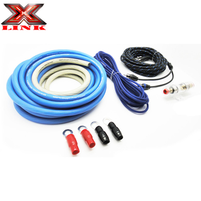 OFC Leiter 0 2 4 6 8 AWG Gauge GA Auto-Audio-Kabelsatz für Lautsprechersystem