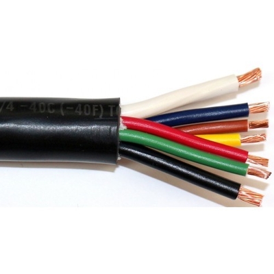 Kabel für Anhängerlichtanschlüsse mit PVC-Kleidung und Kupferleiter