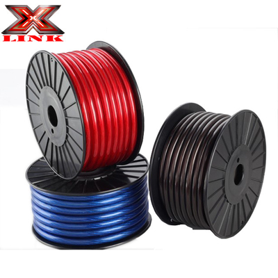 PVC-Jacket 4 AWG OFC Auto-Audio-Stromkabel in jeder Farbe Voll US-Spezifikation CEA-2015 konform