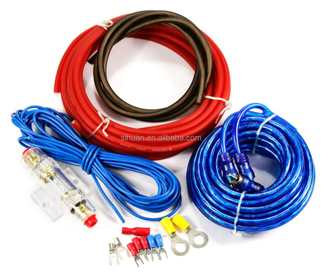 Stranded Conductor Typ 8gauge Auto Audio Amp Verkabelung Kit für Oberkopfhörer Kompatibilität in Fahrzeugen