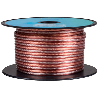 Gold-Konnektor High-End-Flexible-Lautsprecherdraht PVC nicht geschützt