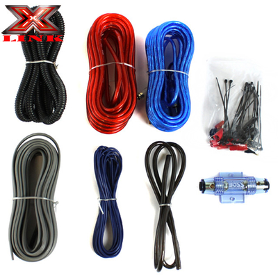 Fahrzeugdraht-Set mit isoliertem 4-Gas-Auto-Audio-Kabel und CCA- oder OFC-Leiter
