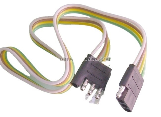 2.8X Außendurchmesser 4c 18AWG Binded Trailer Draht Kabel mit Stecker Bar Kupferleiter