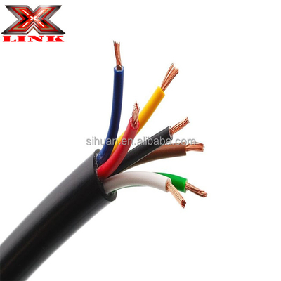 BS6500 Standard 7 Kern-PVC-Kupferdraht für elektrische Anhänger-Spurdraht für Industrie