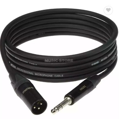 100% Kupfer Superflexible Instrument Mikrofon XLR Akustikkabel mit Goldanschluss