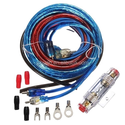Anpassbares Kabel Farbe CCA 4 Gauge Auto-Audio-Kabel-Kit für Leistungsverstärkung Niederspannung