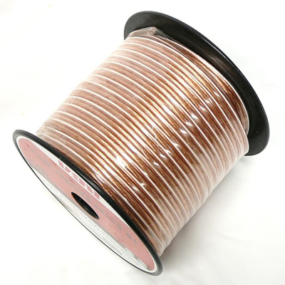 Flexible Transparent Jacket OFC Lautsprecherkabel für Audioverbindung und Leistung